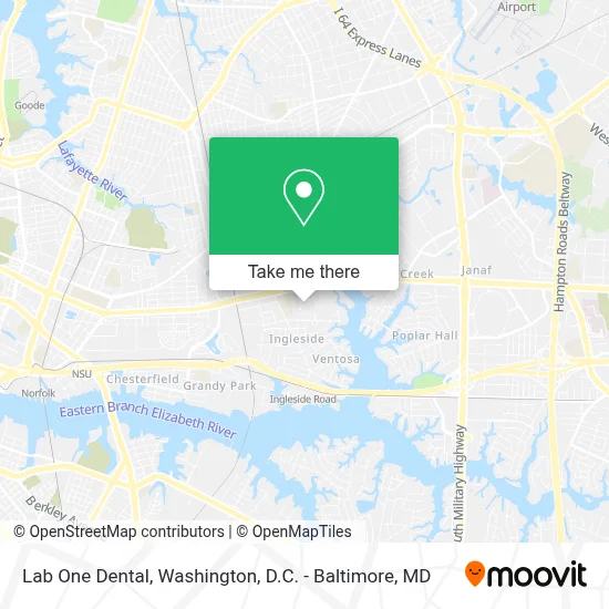 Lab One Dental map