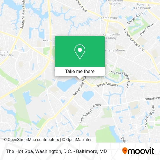The Hot Spa map