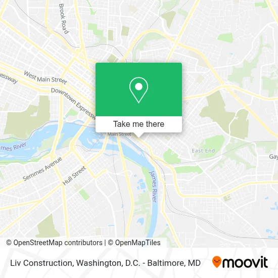 Liv Construction map