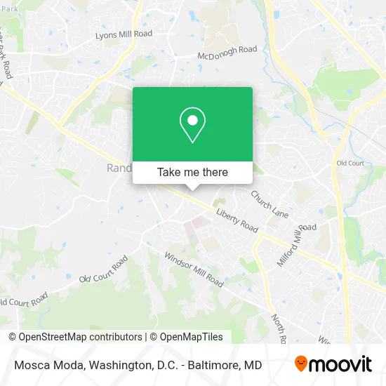 Mosca Moda map