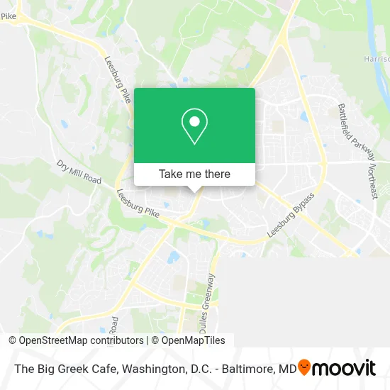 The Big Greek Cafe map
