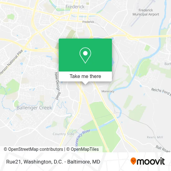 Rue21 map