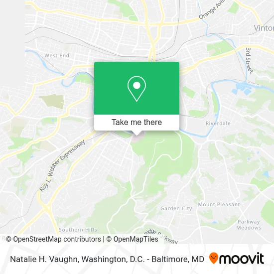Natalie H. Vaughn map