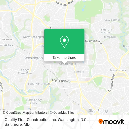 Quality First Construction Inc map