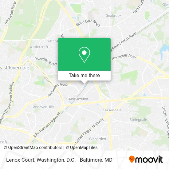 Lenox Court map