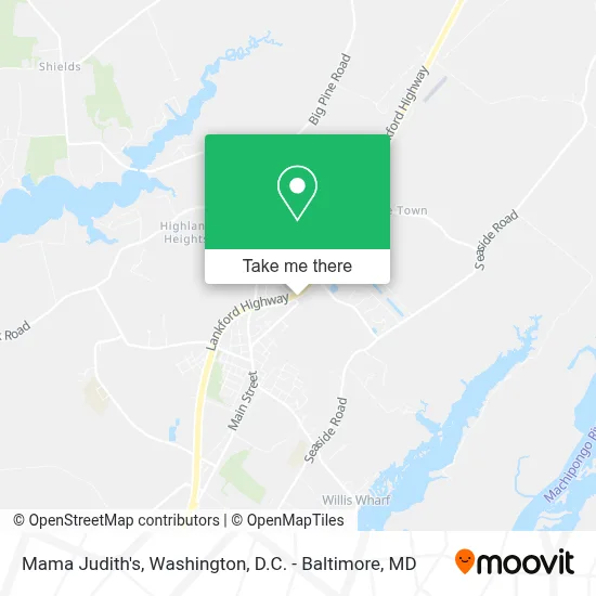 Mama Judith's map