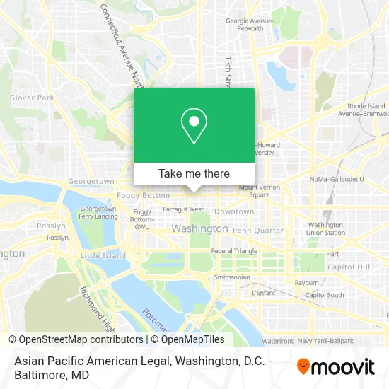 Asian Pacific American Legal map