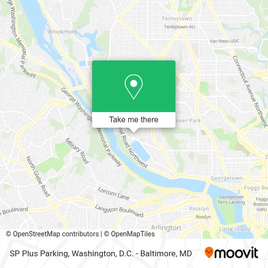 SP Plus Parking map