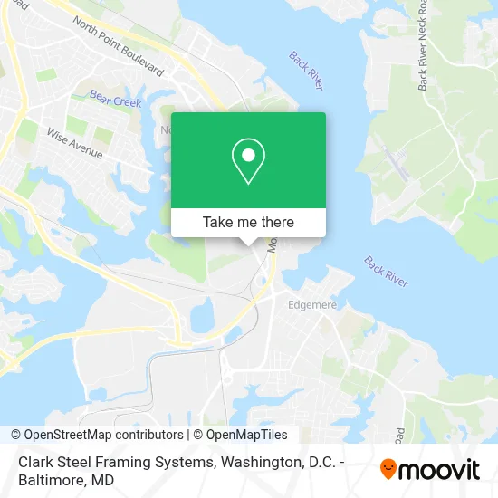Clark Steel Framing Systems map