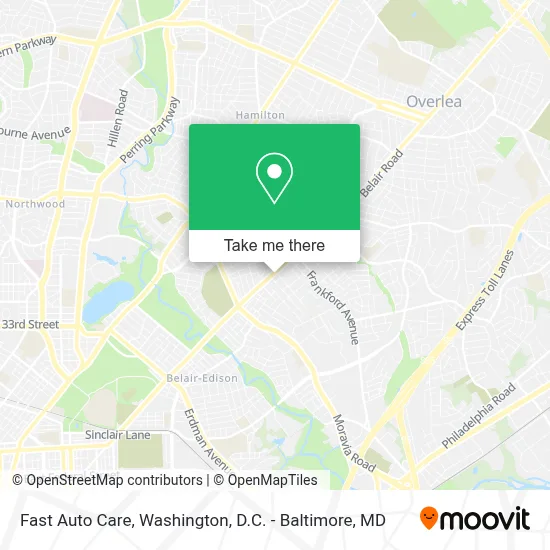 Fast Auto Care map