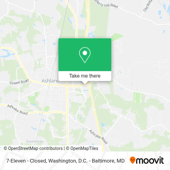 7-Eleven - Closed map