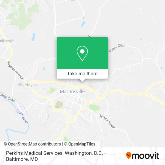 Perkins Medical Services map