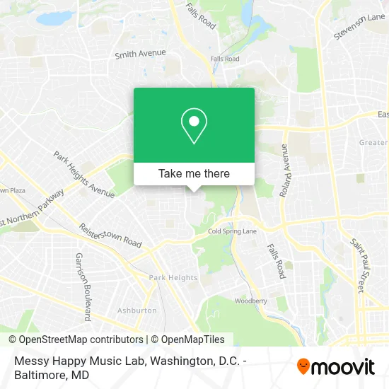 Messy Happy Music Lab map
