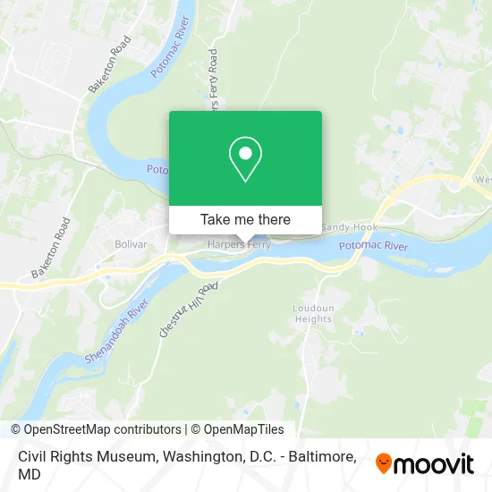 Civil Rights Museum map