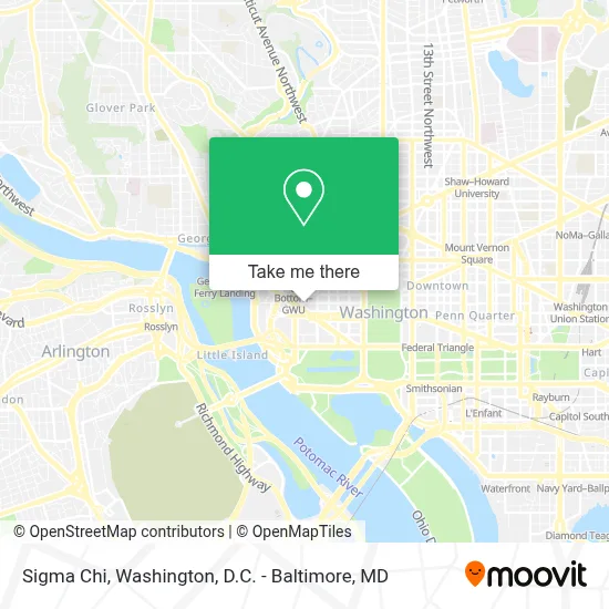 Sigma Chi map