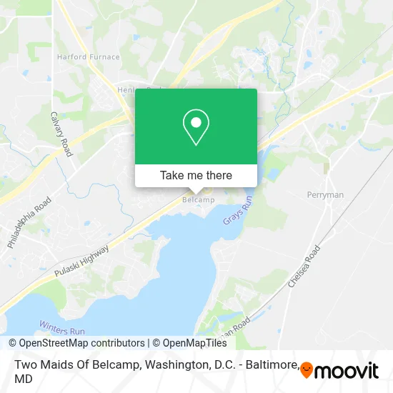 Two Maids Of Belcamp map