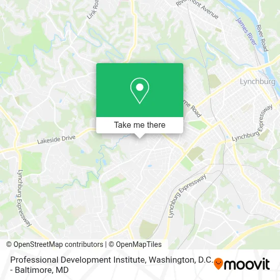 Professional Development Institute map