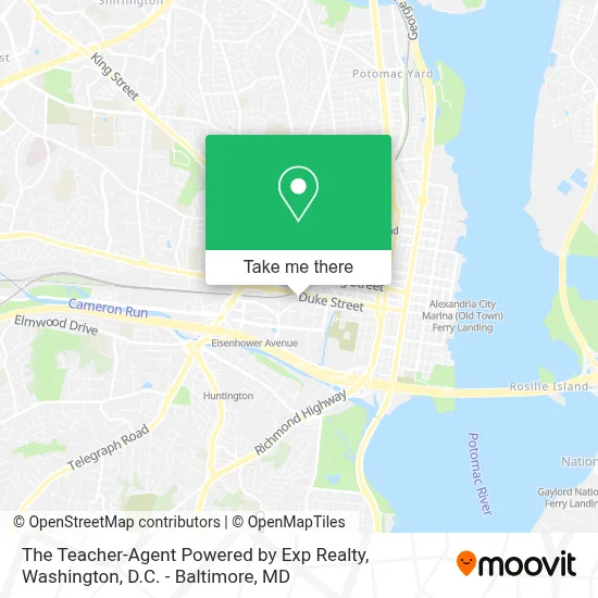 The Teacher-Agent Powered by Exp Realty map