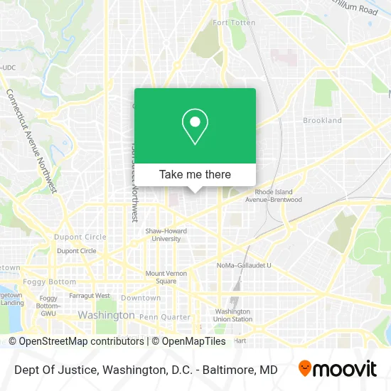 Dept Of Justice map