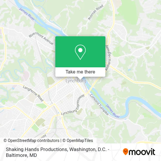 Shaking Hands Productions map