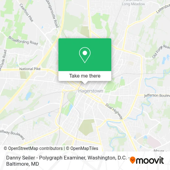 Danny Seiler - Polygraph Examiner map