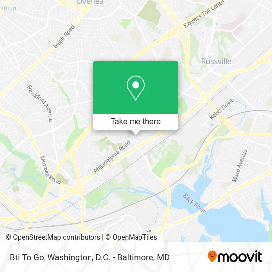 Bti To Go map