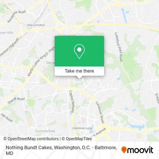Nothing Bundt Cakes map