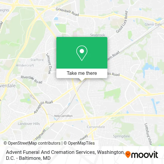 Advent Funeral And Cremation Services map