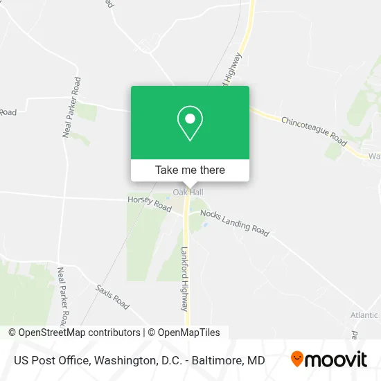Us Post Office map