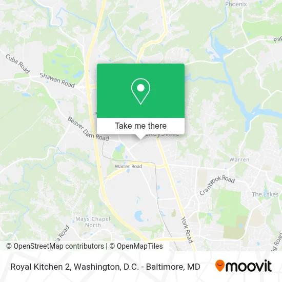 Royal Kitchen 2 map