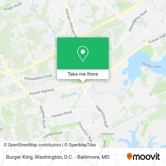 Burger King map