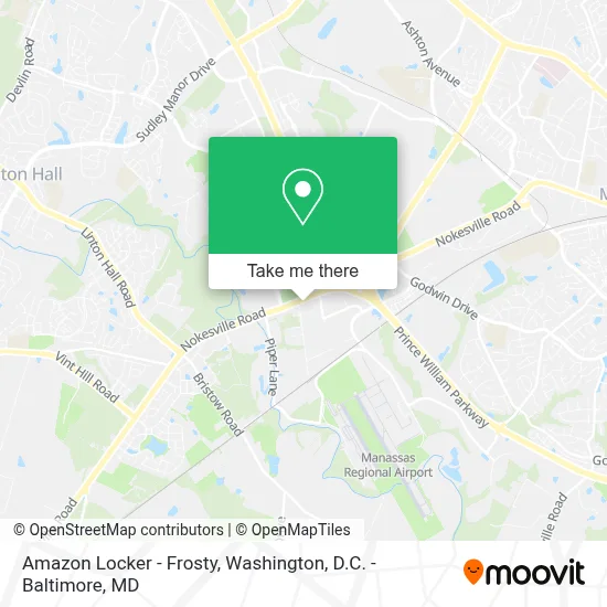 Amazon Locker - Frosty map