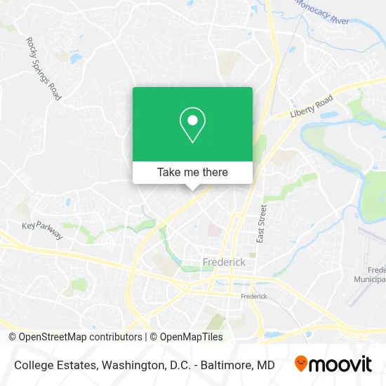 College Estates map