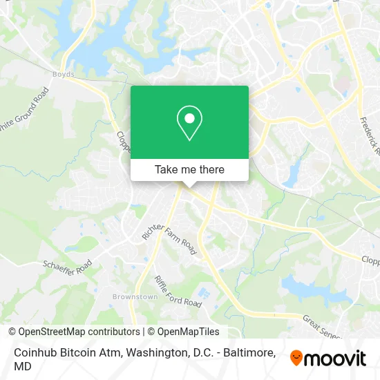 Coinhub Bitcoin Atm map