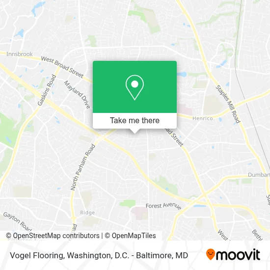 Vogel Flooring map