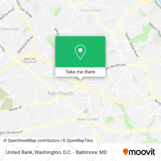 United Bank map