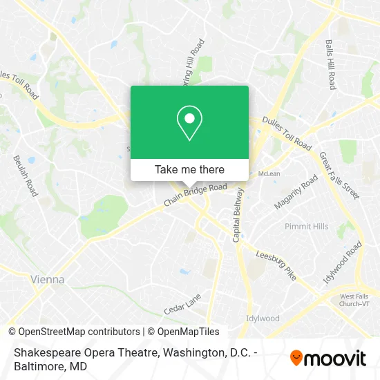 Shakespeare Opera Theatre map