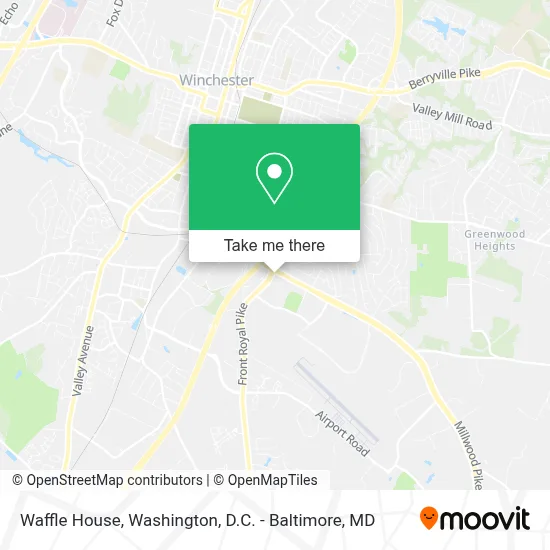 Waffle House map