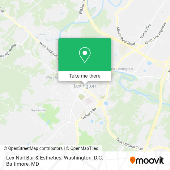 Lex Nail Bar & Esthetics map
