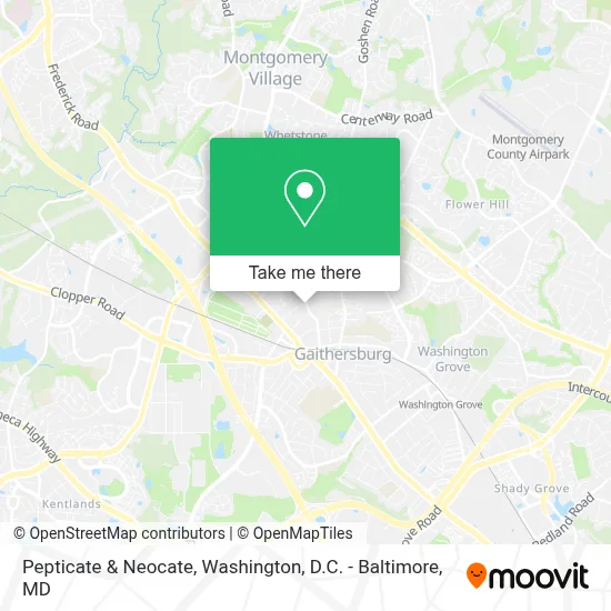 Pepticate & Neocate map