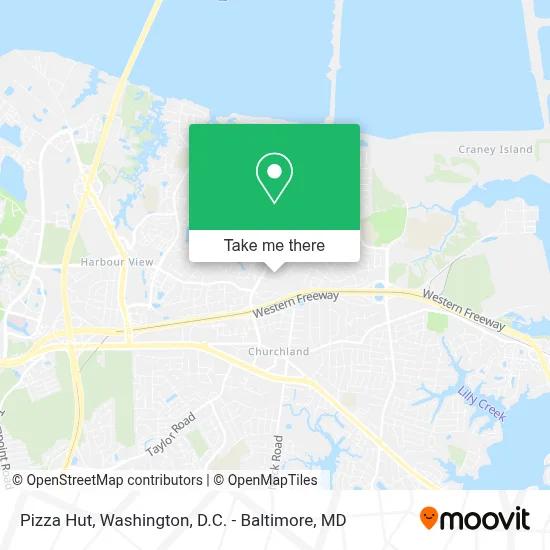 Pizza Hut map