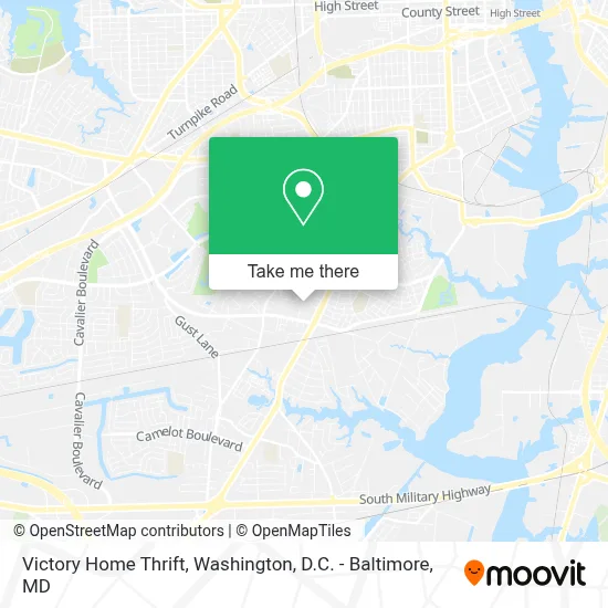 Victory  Home Thrift map