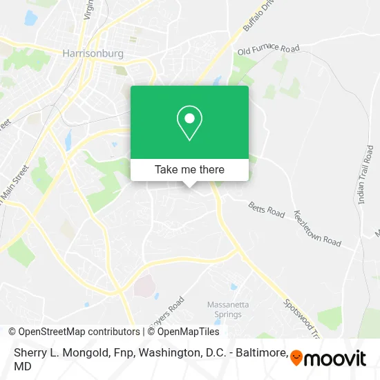 Sherry L. Mongold, Fnp map