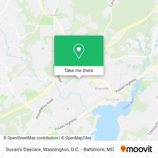 Susan's Daycare map