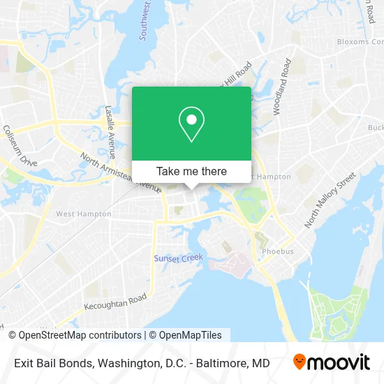 Exit Bail Bonds map