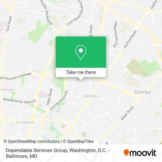 Dependable Services Group map