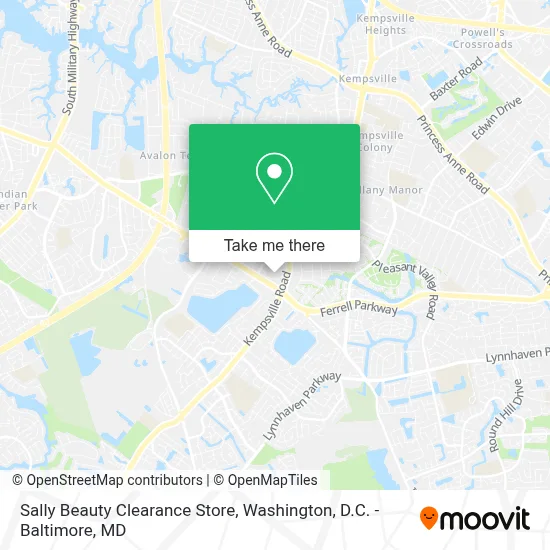 Sally Beauty Clearance Store map