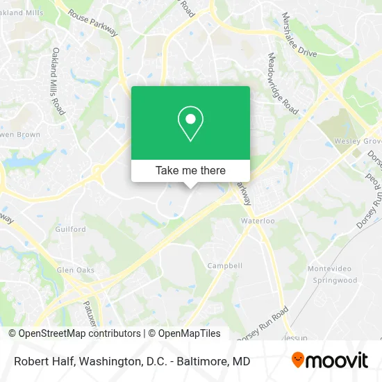 Robert Half map