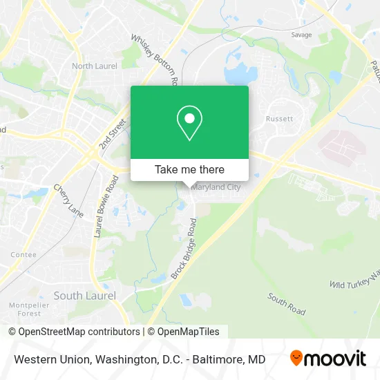Western Union map
