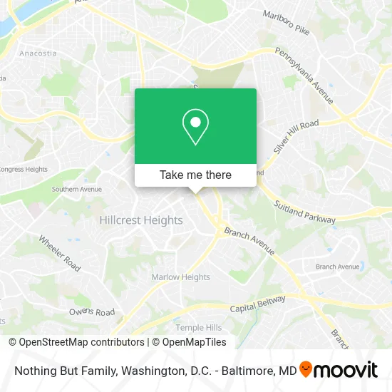 Nothing But Family map